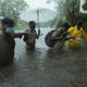 Damage from heavy rains and winds due to Cyclone Tauktae in Mumbai